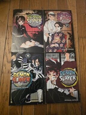 Demon Slayer: Kimetsu no Yaiba Vol. 18, 19, 20, 21 Manga Koyoharu Gotouge